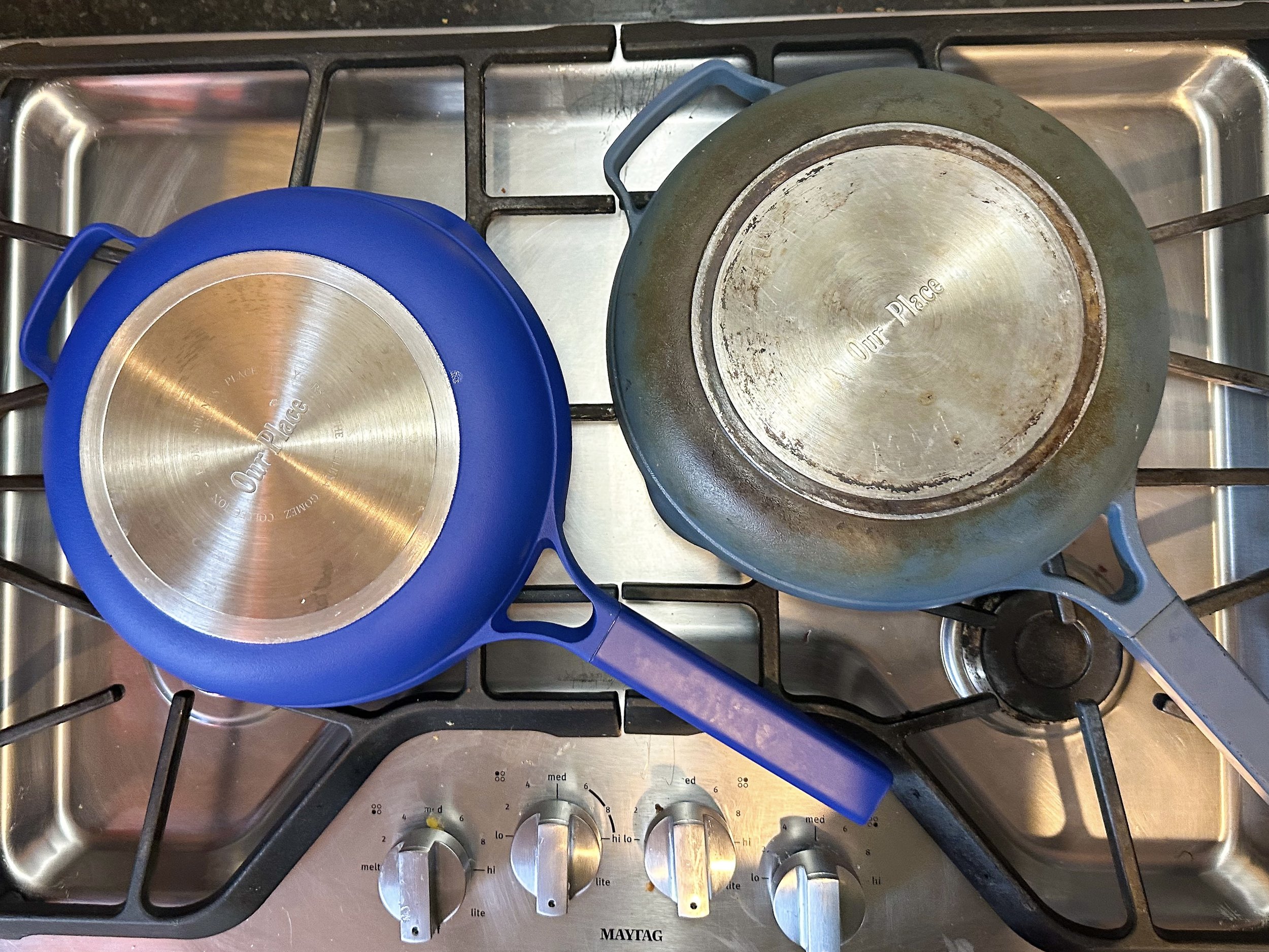 our place cookware staining